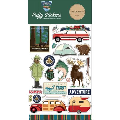 Carta Bella Outdoor Adventures - Puffy Stickers